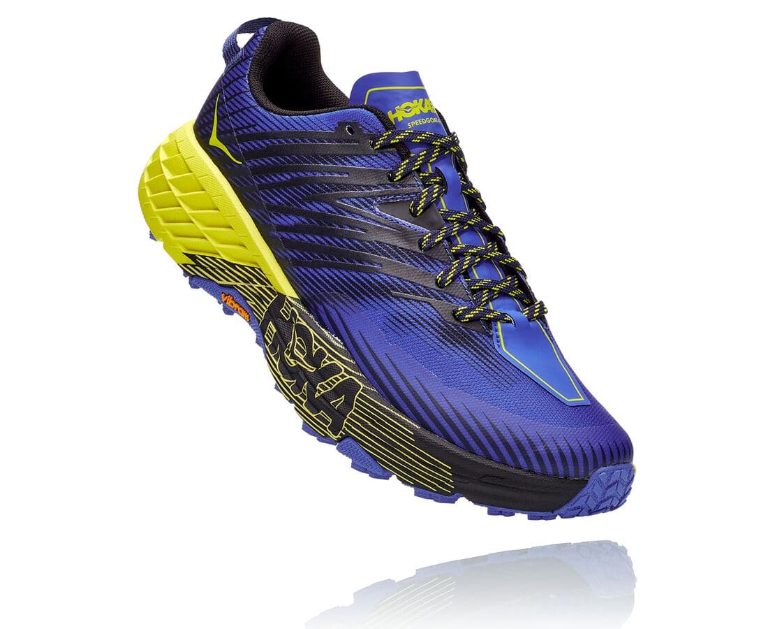 Hoka One One Speedgoat 4 Férfi Túracipő Fekete / Rózsaszín [CISZT-0842]